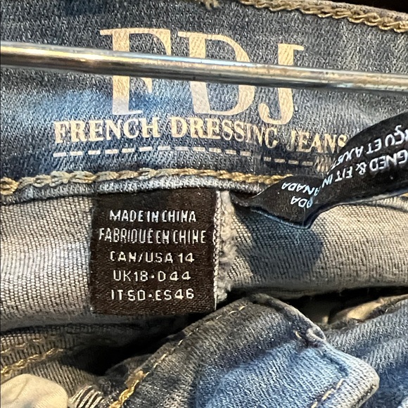 Classic Blue Straight Leg Jeans for Women - Picture 4 of 5